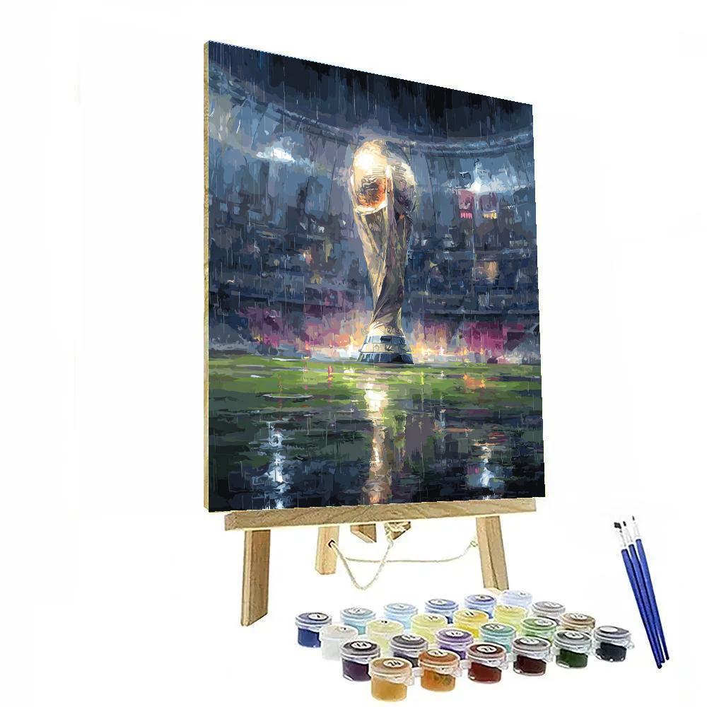 Fifa 2026 Trophy Reflections paint by numbers