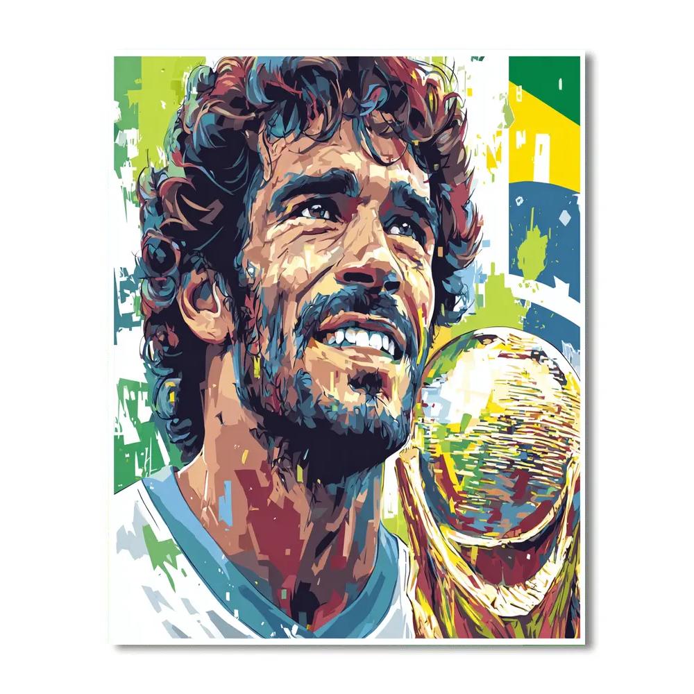 Ronaldinho Fifa 2026 Joy Number painting