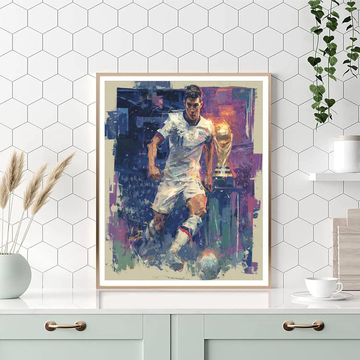 Fifa 2026 Pulisic Glow Paint by numbers kits