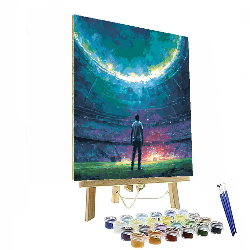 Uzbekistan Fifa 2026 Dawn DIY paint by numbers