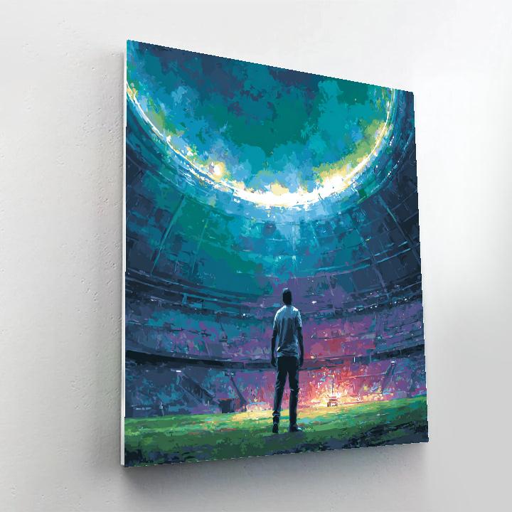 Uzbekistan Fifa 2026 Dawn DIY paint by numbers