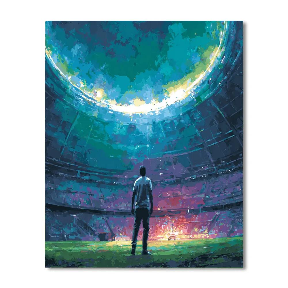Uzbekistan Fifa 2026 Dawn DIY paint by numbers