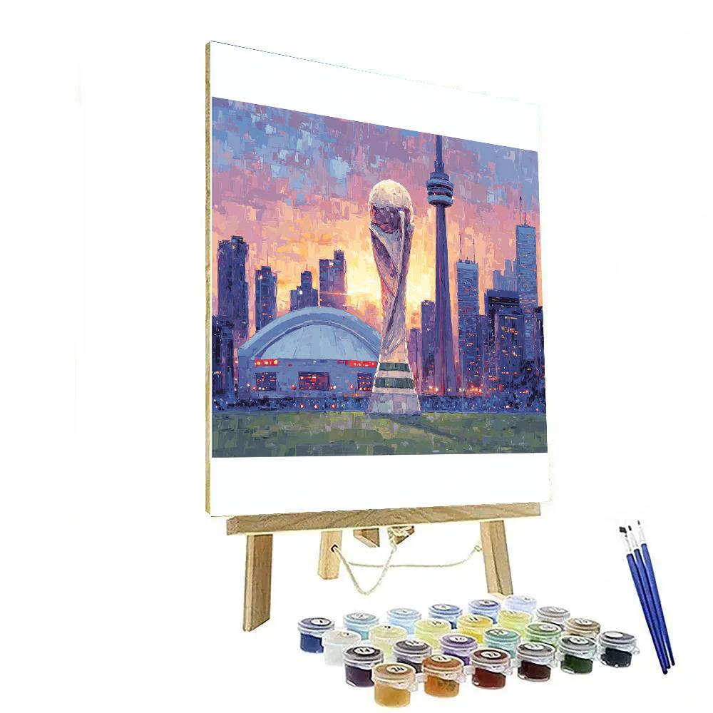 Toronto Fifa 2026 Glow Numbered painting kits