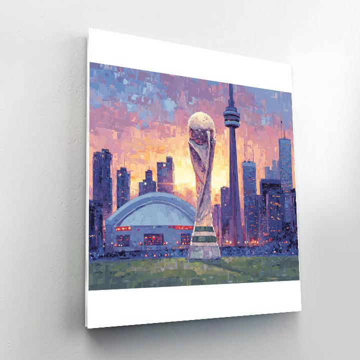 Toronto Fifa 2026 Glow Numbered painting kits
