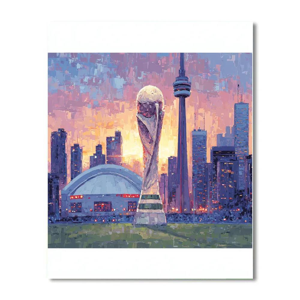 Toronto Fifa 2026 Glow Numbered painting kits