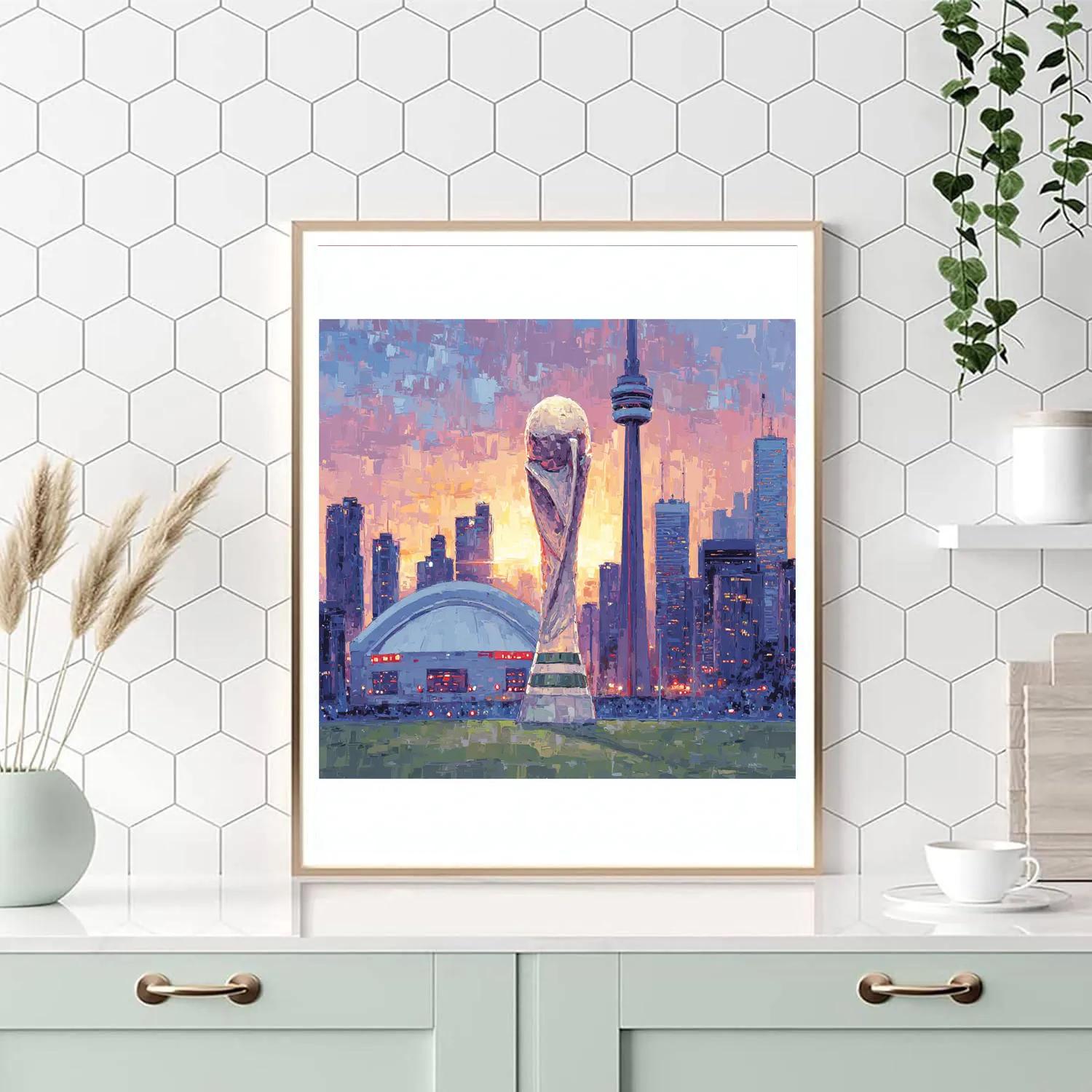 Toronto Fifa 2026 Glow Numbered painting kits