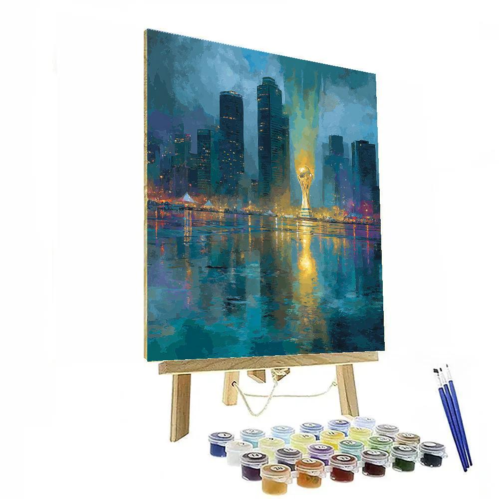 Seattle Fifa 2026 Rainlight Paint by numbers kits