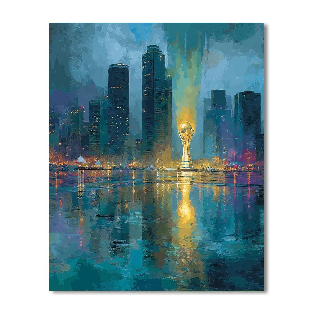 Seattle Fifa 2026 Rainlight Paint by numbers kits