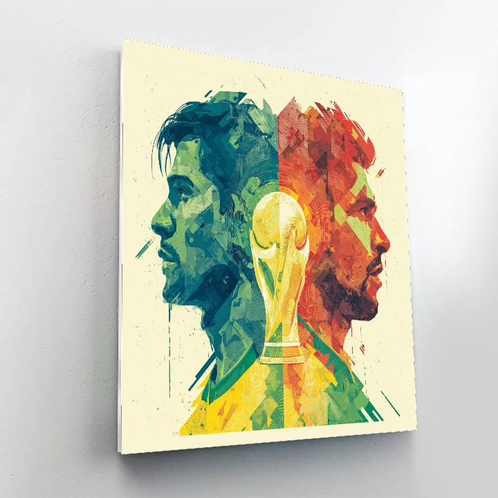 Fifa 2026 Brazil Vs Morocco DIY paint by numbers