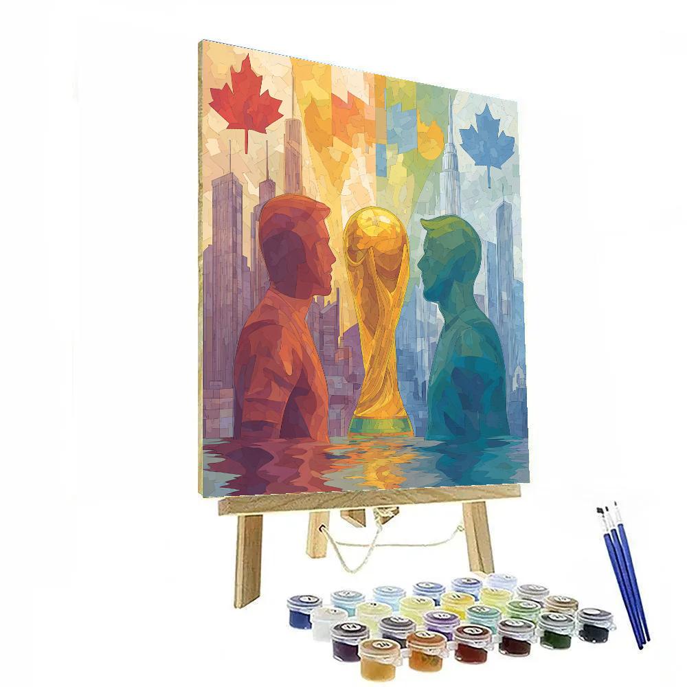 Fifa 2026 Canada Vs Switzerland paint by numbers