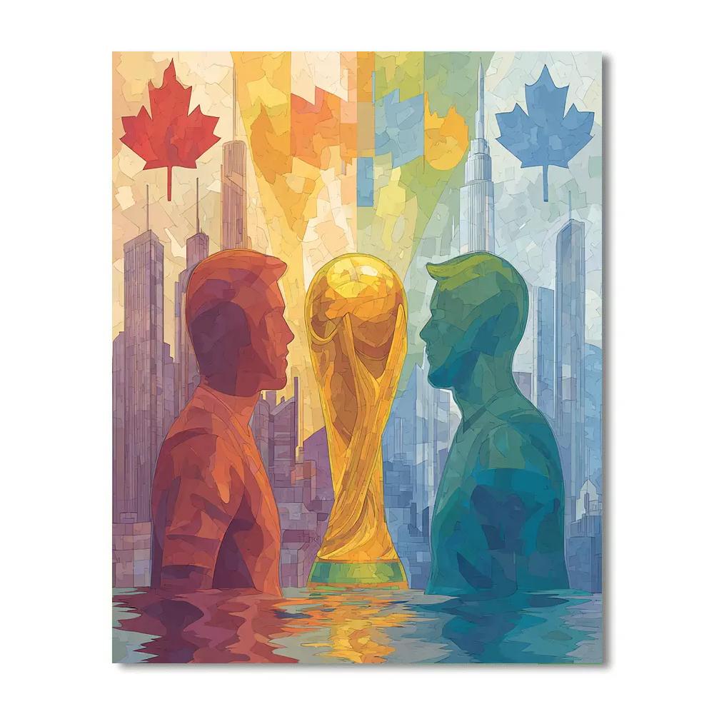 Fifa 2026 Canada Vs Switzerland paint by numbers