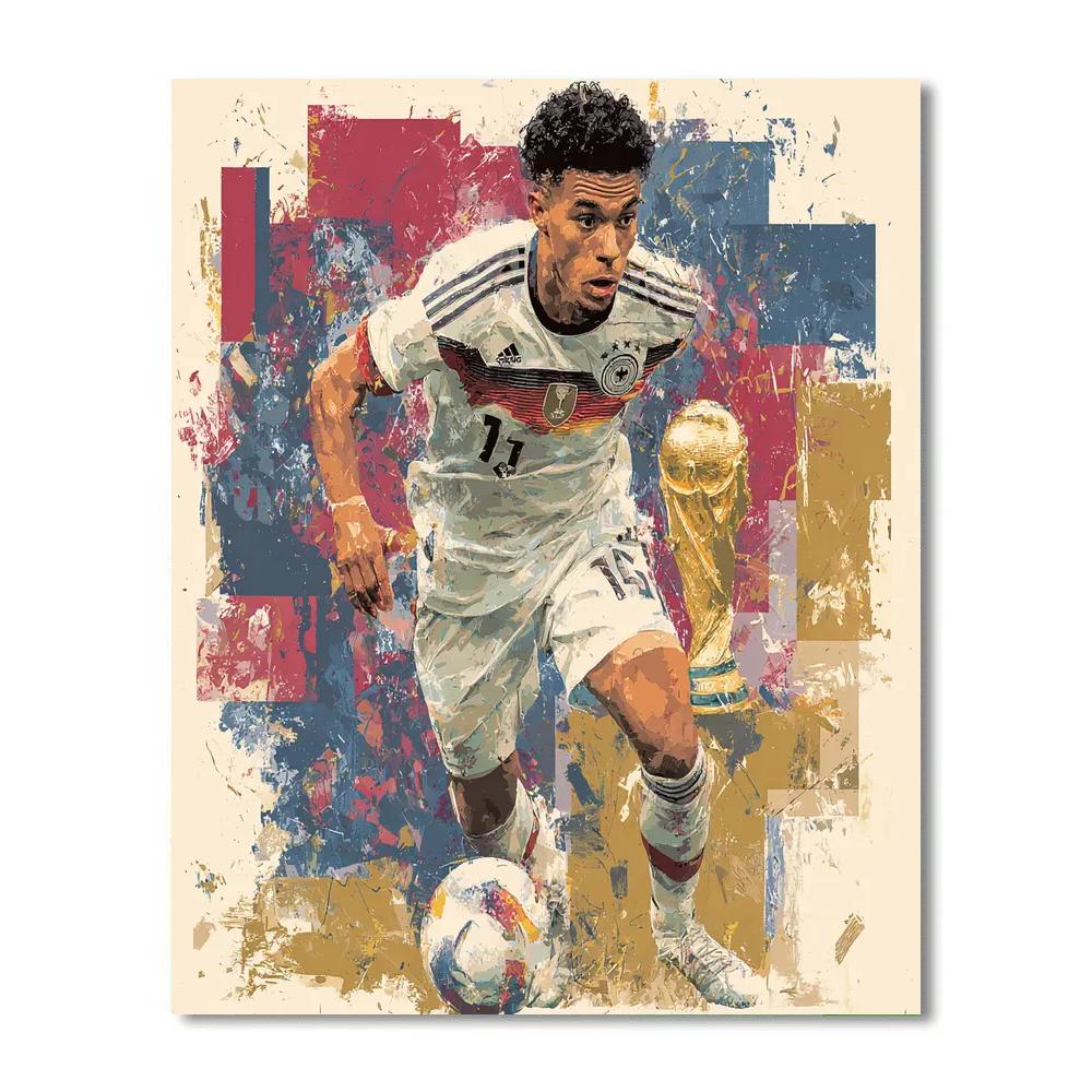 Fifa 2026 Musiala Spark Painting by numbers kit