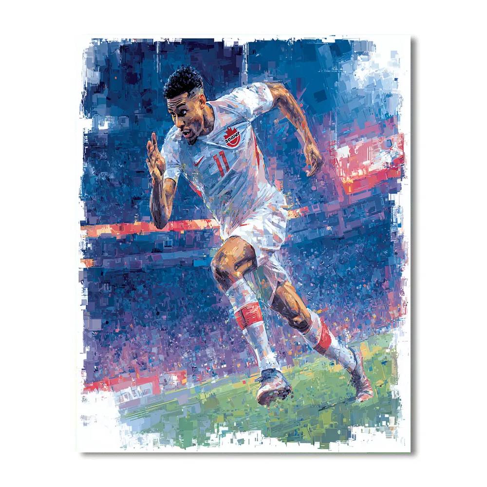 Fifa 2026 Davies Speed paint by color