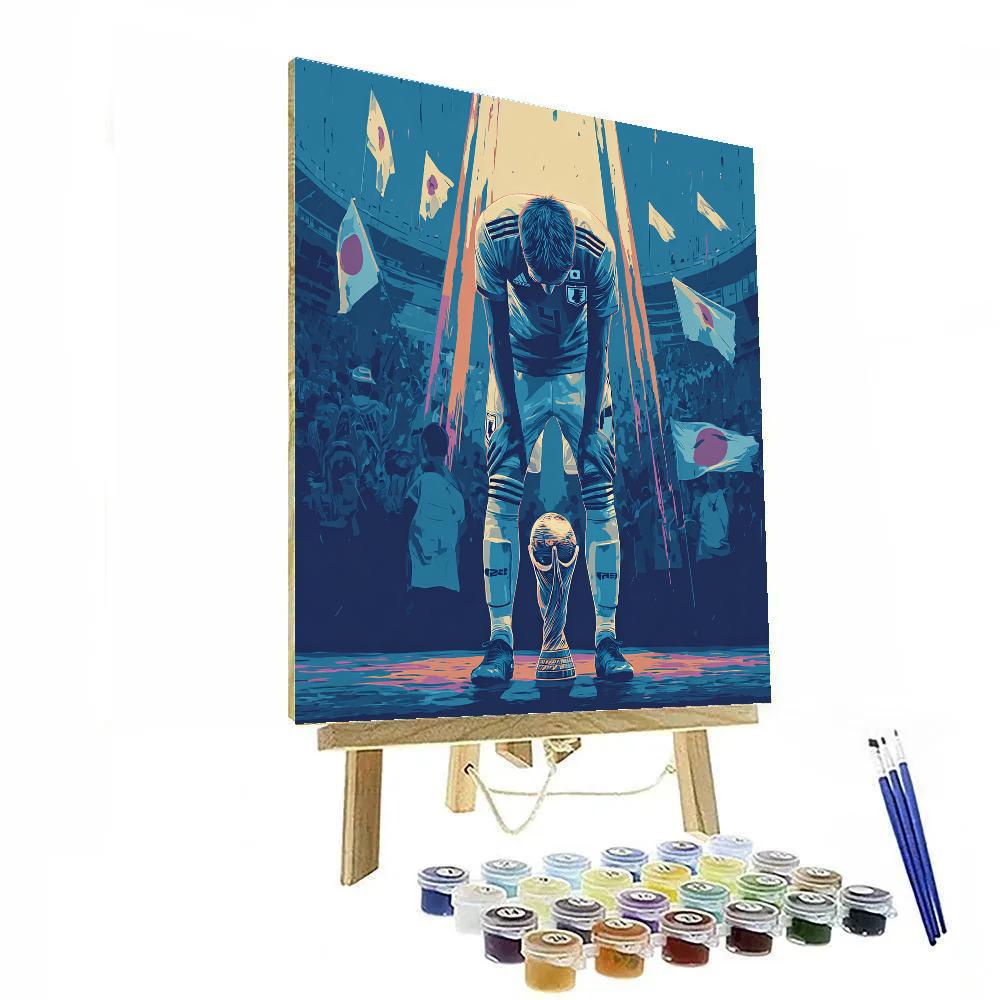 Japan Fifa 2026 Dawn Painting by numbers kit
