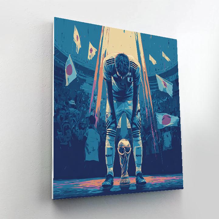 Japan Fifa 2026 Dawn Painting by numbers kit