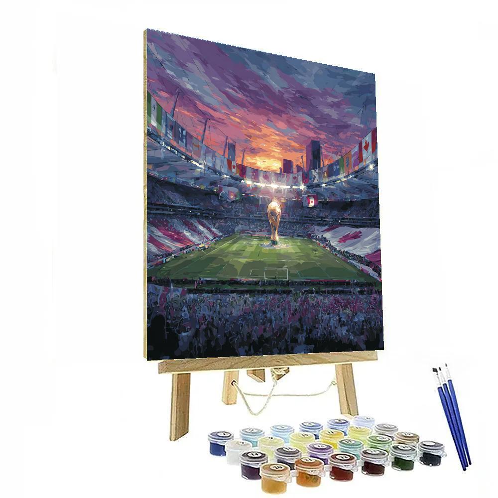 Mexico Fifa 2026 Opener Paint by numbers art