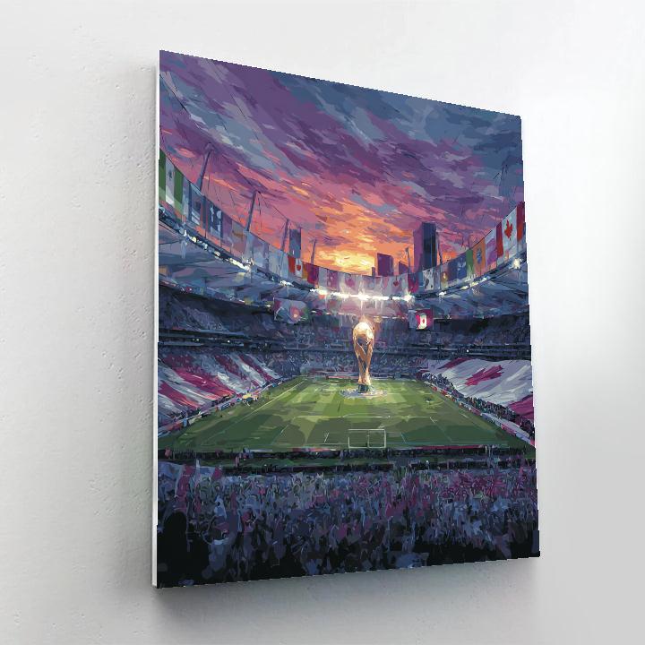Mexico Fifa 2026 Opener Paint by numbers art
