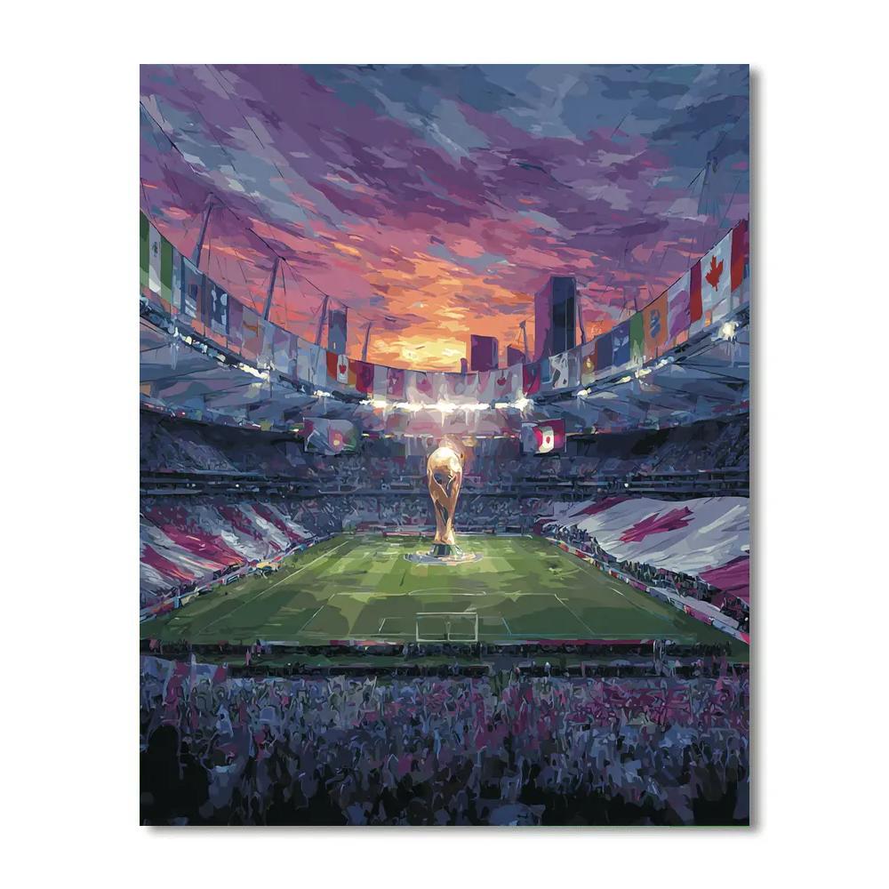 Mexico Fifa 2026 Opener Paint by numbers art
