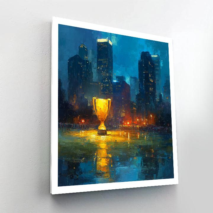 Seattle Fifa 2026 Rainlight Numbered painting kits
