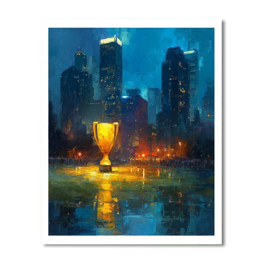 Seattle Fifa 2026 Rainlight Numbered painting kits
