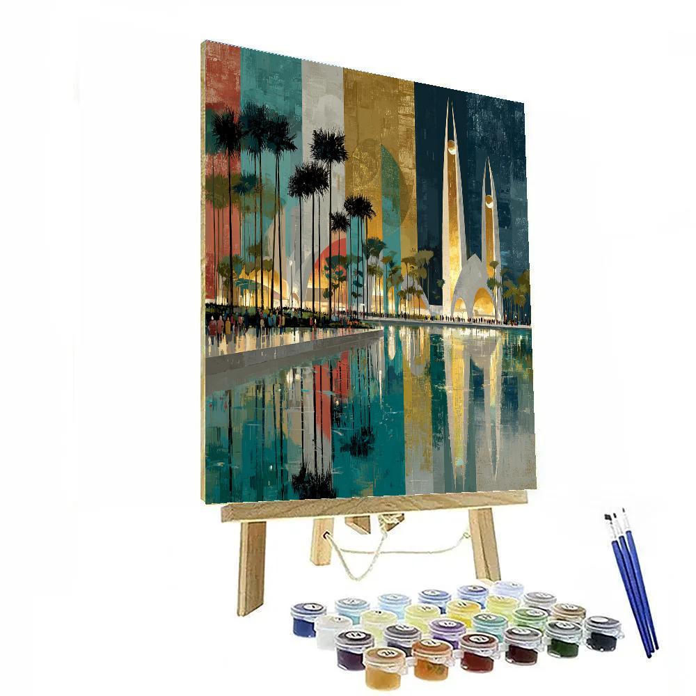 Miami Fifa 2026 Reflection paint by color
