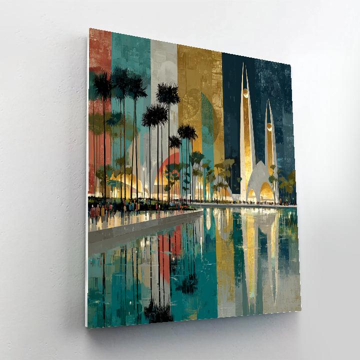 Miami Fifa 2026 Reflection paint by color