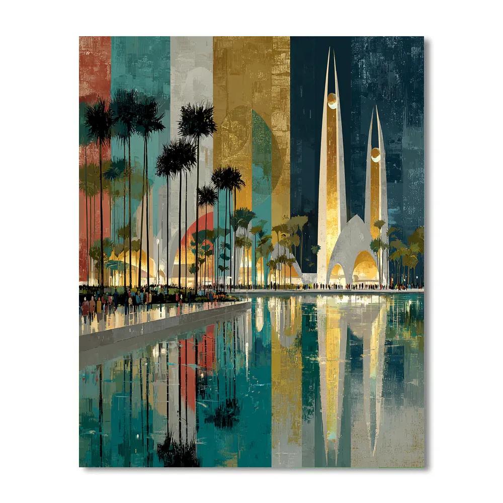 Miami Fifa 2026 Reflection paint by color