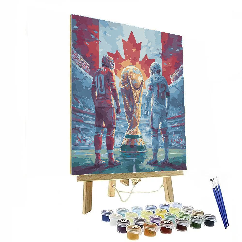 Fifa 2026 Canada Vs Switzerland Numbered painting kits
