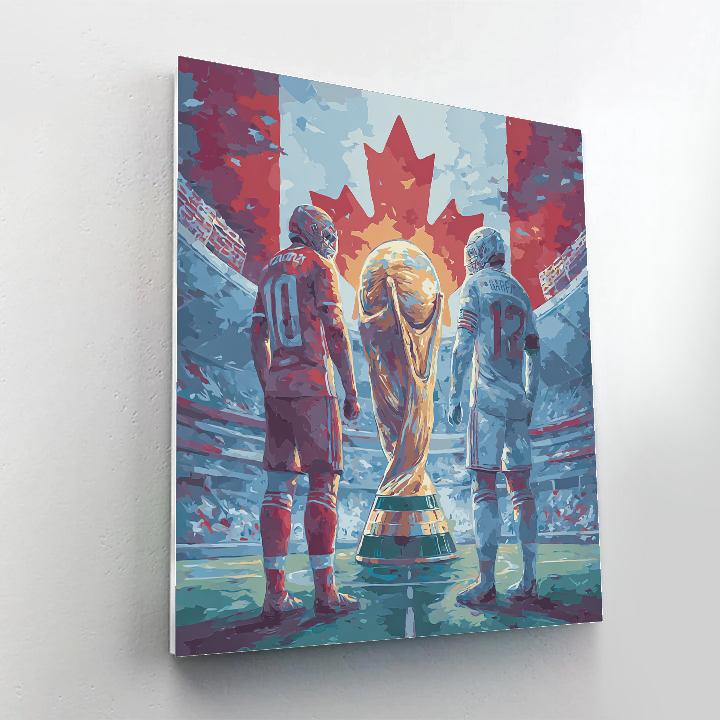 Fifa 2026 Canada Vs Switzerland Numbered painting kits
