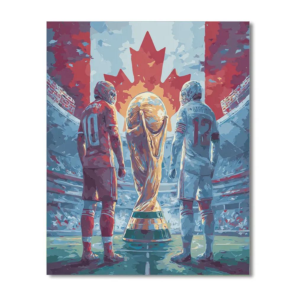 Fifa 2026 Canada Vs Switzerland Numbered painting kits
