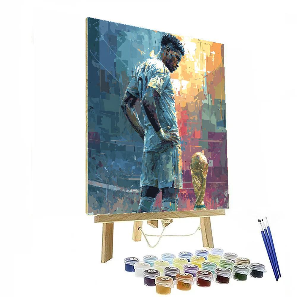 Salah Fifa 2026 Lights Number painting
