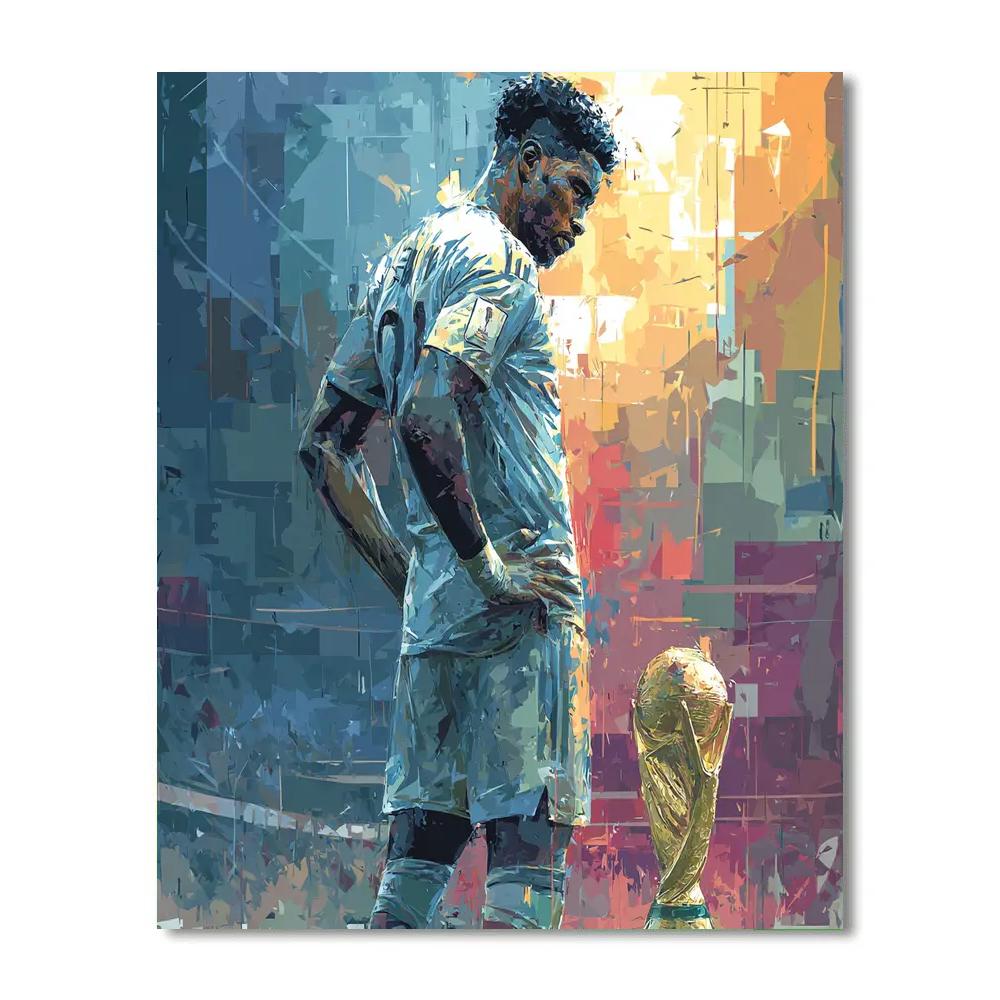 Salah Fifa 2026 Lights Number painting