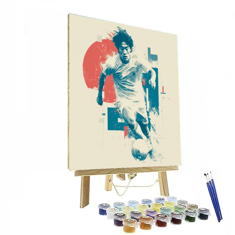 Mitoma Fifa 2026 Blue paint by color