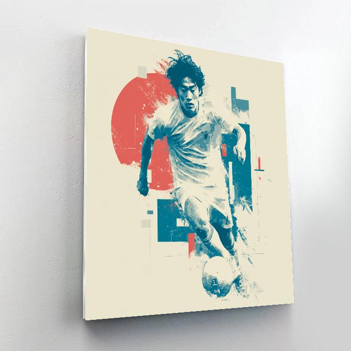 Mitoma Fifa 2026 Blue paint by color