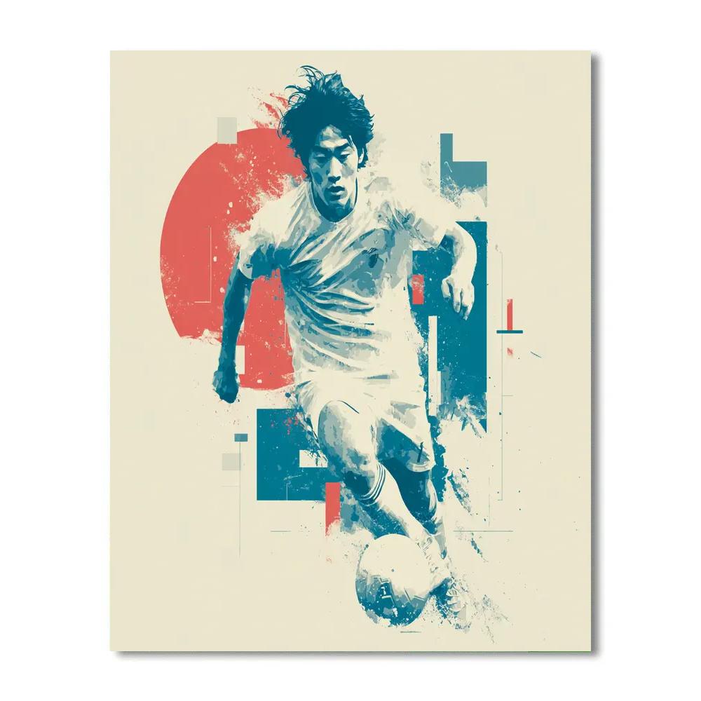 Mitoma Fifa 2026 Blue paint by color