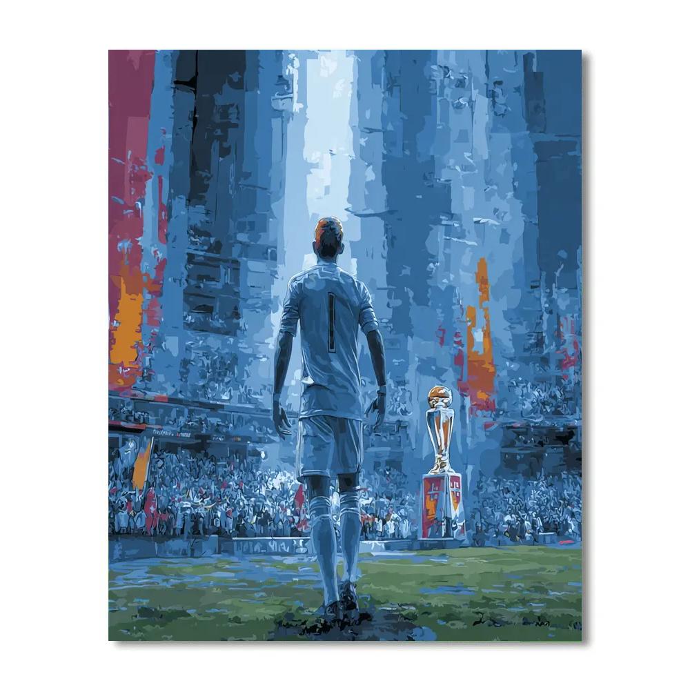 Norway Fifa 2026 Ice Number painting