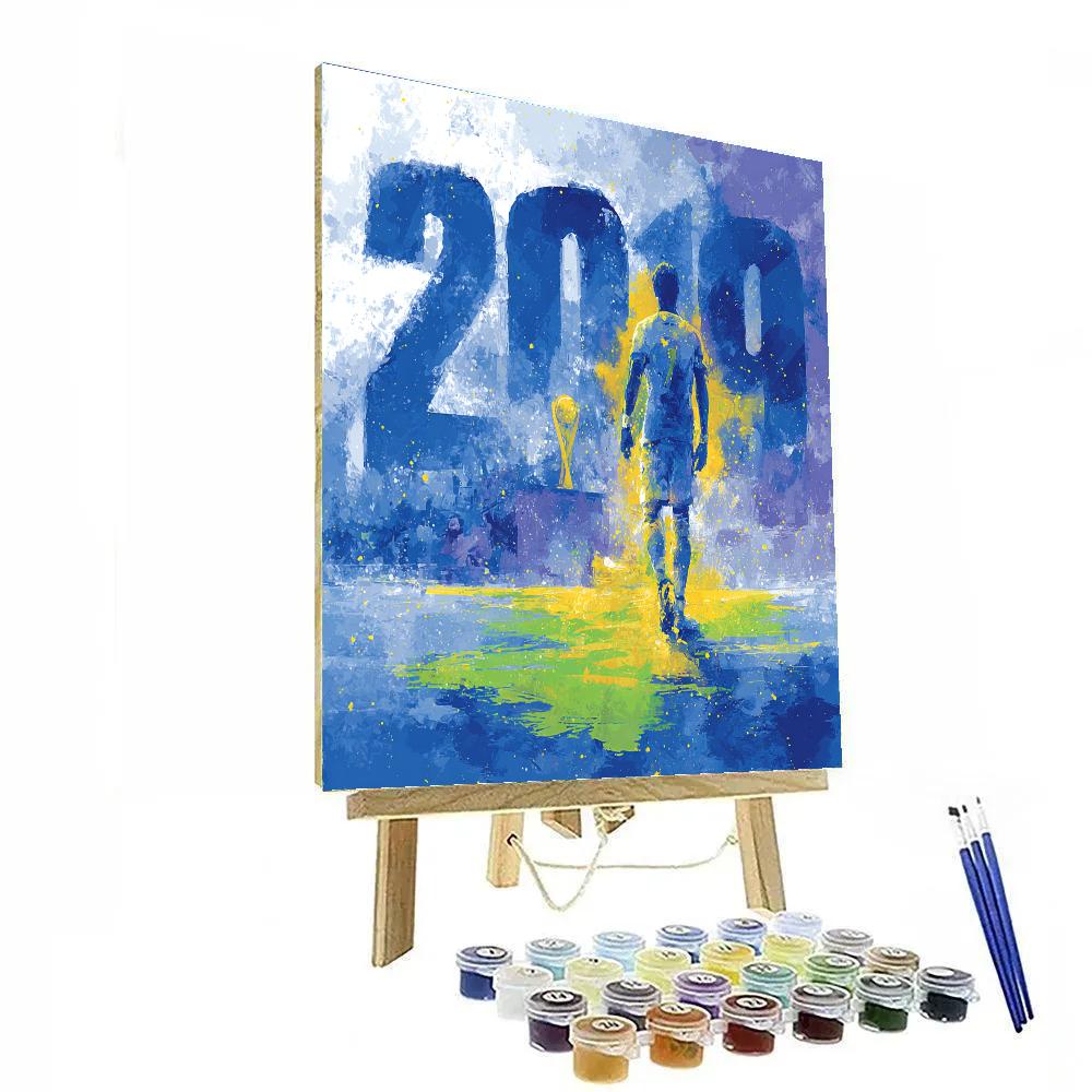 Curaçao Fifa 2026 Blue Numbered painting kits