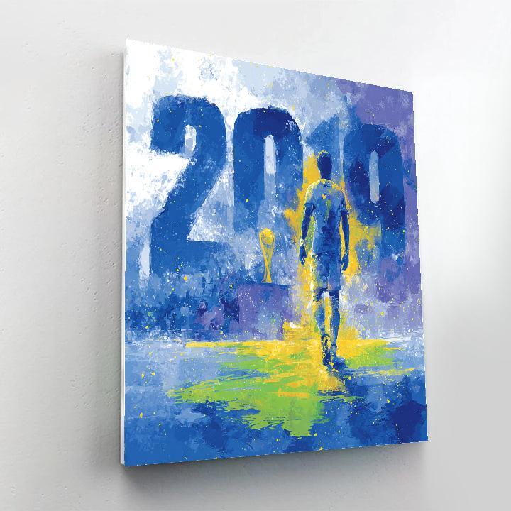 Curaçao Fifa 2026 Blue Numbered painting kits