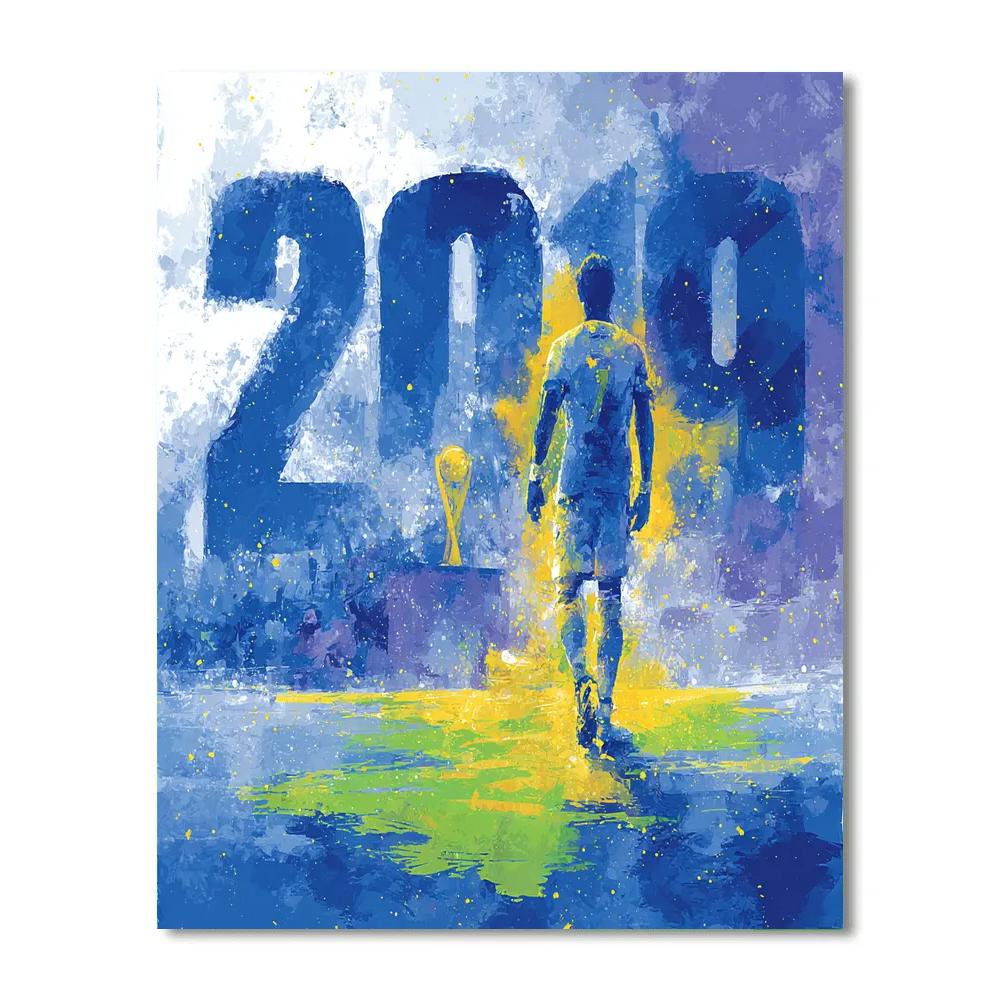 Curaçao Fifa 2026 Blue Numbered painting kits
