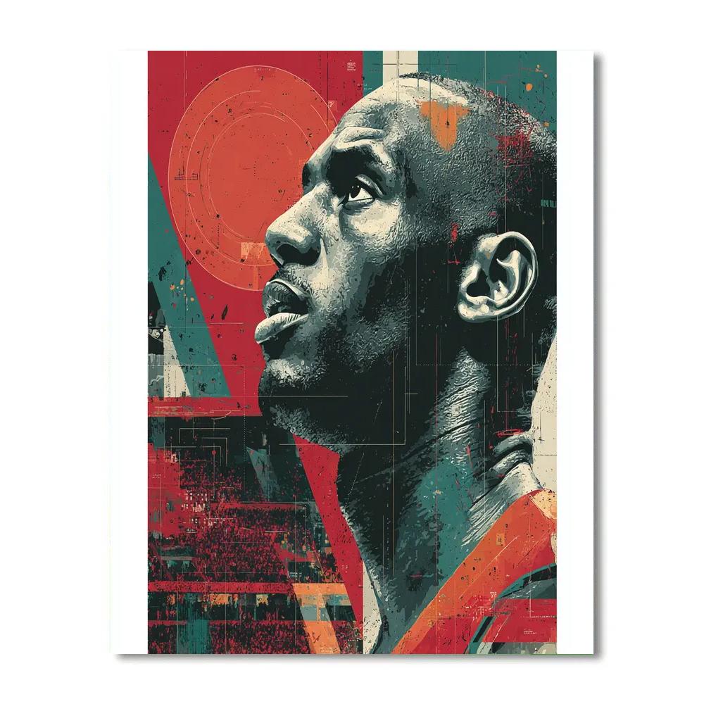 Jordan Fifa 2026 Red Paint by numbers kits