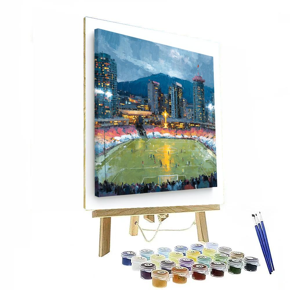 Vancouver Fifa 2026 Rainlight DIY paint by numbers