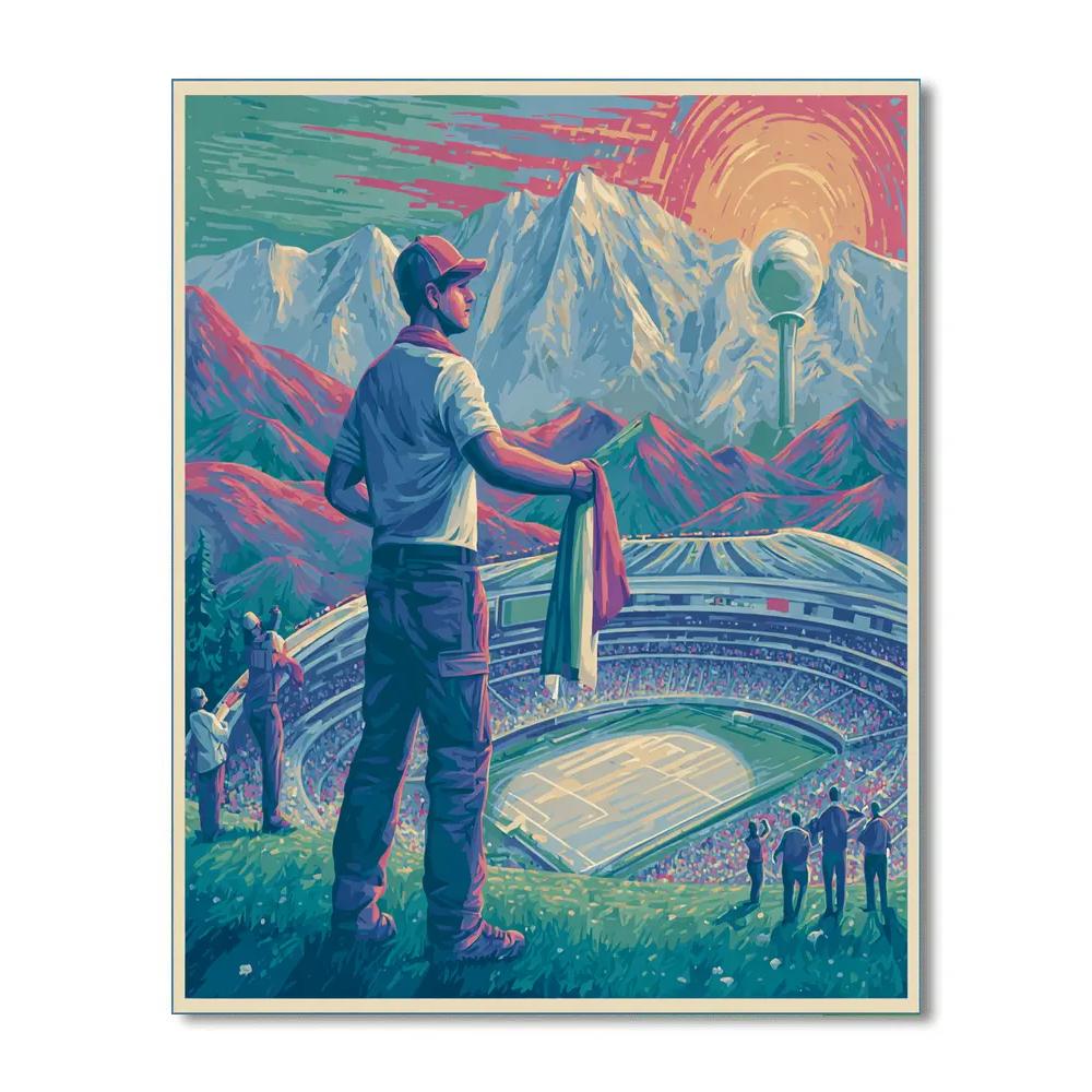 Monterrey Fifa 2026 Lights Paint by numbers kits