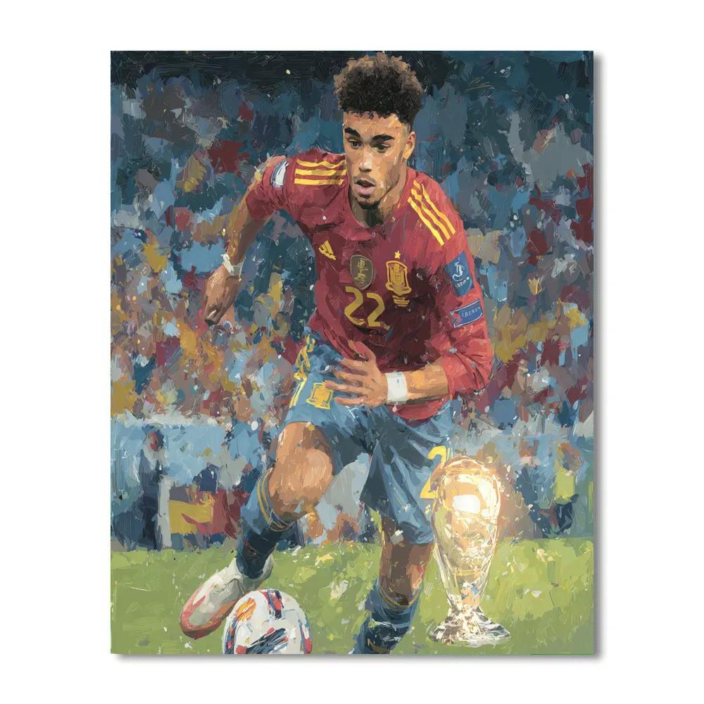 Yamal Fifa 2026 Rise paint by numbers