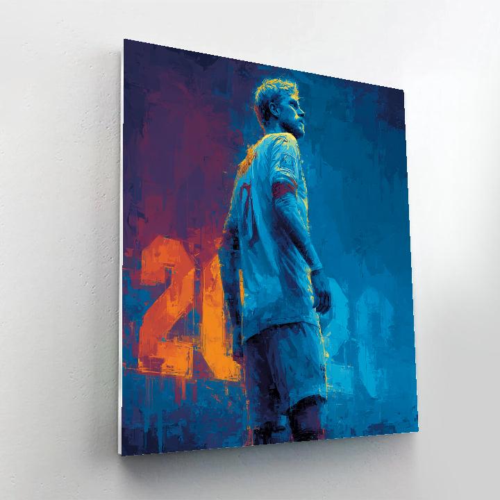 Fifa 2026 Haaland Ice painting number kit