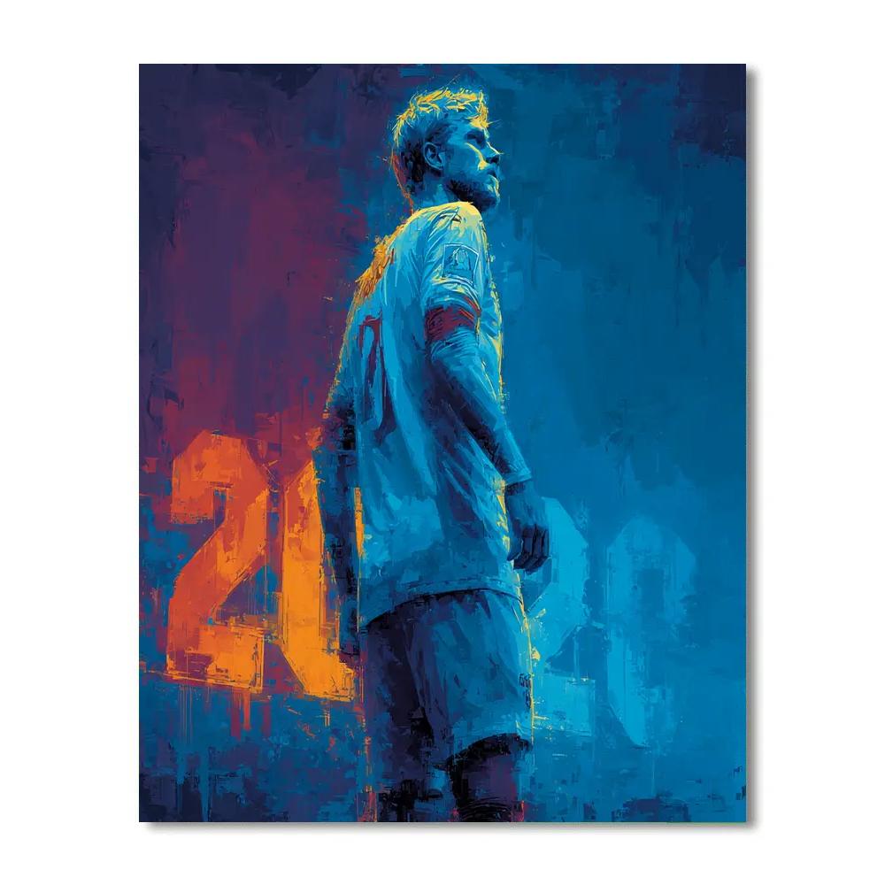 Fifa 2026 Haaland Ice painting number kit
