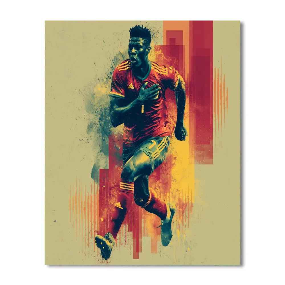 Kudus Fifa 2026 Pulse Number painting