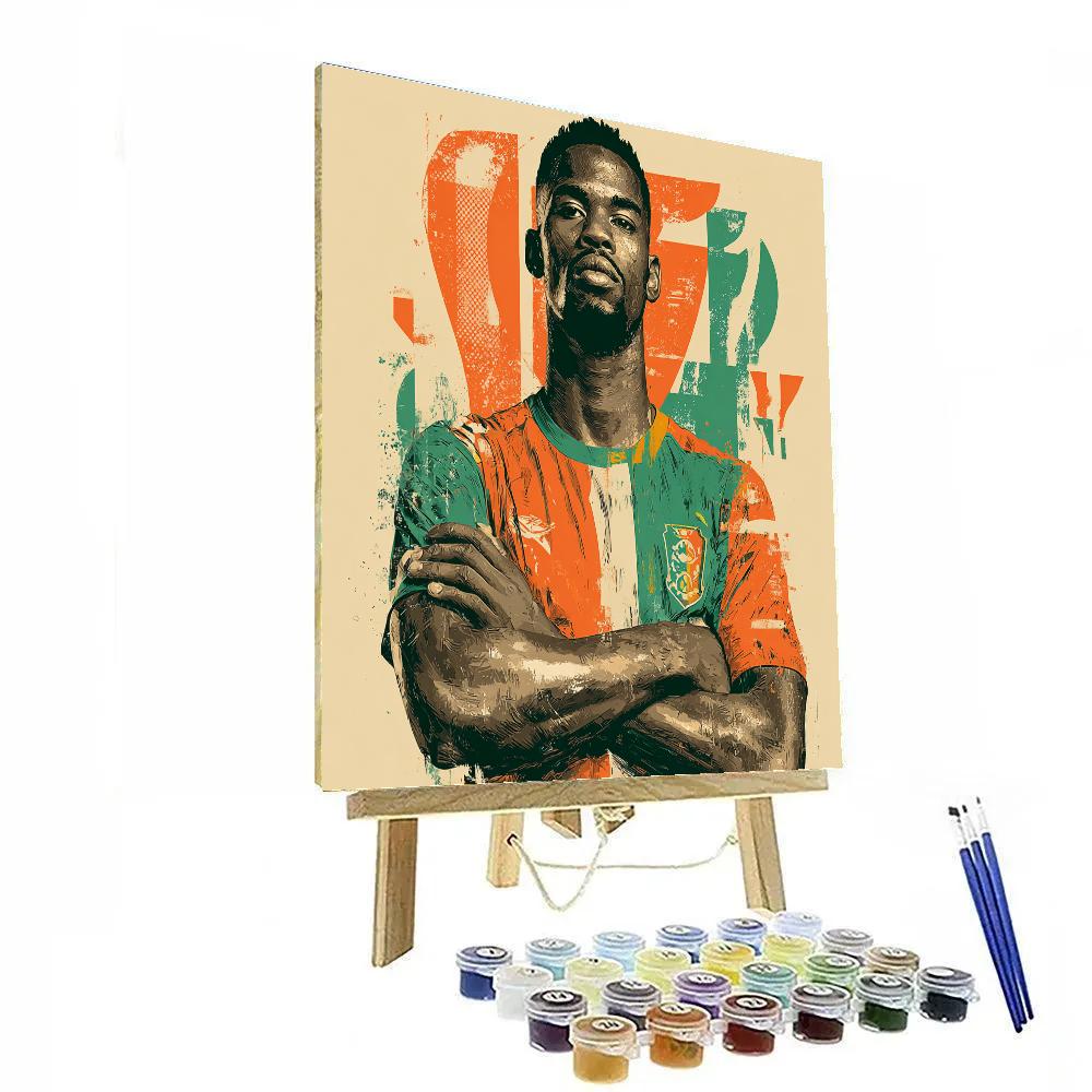 Drogba Fifa 2026 Power Number painting