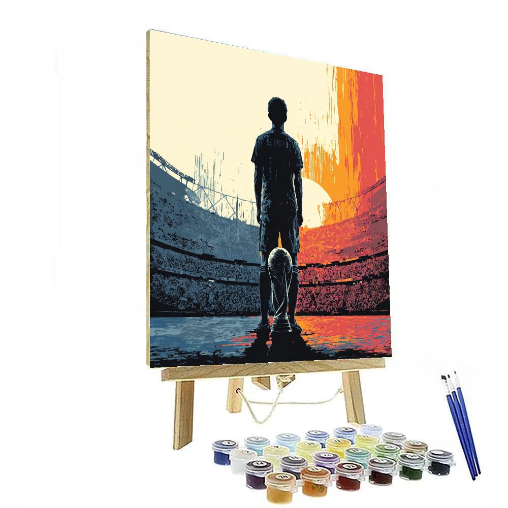 Japan Fifa 2026 Dawn painting number kit