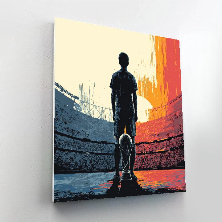 Japan Fifa 2026 Dawn painting number kit