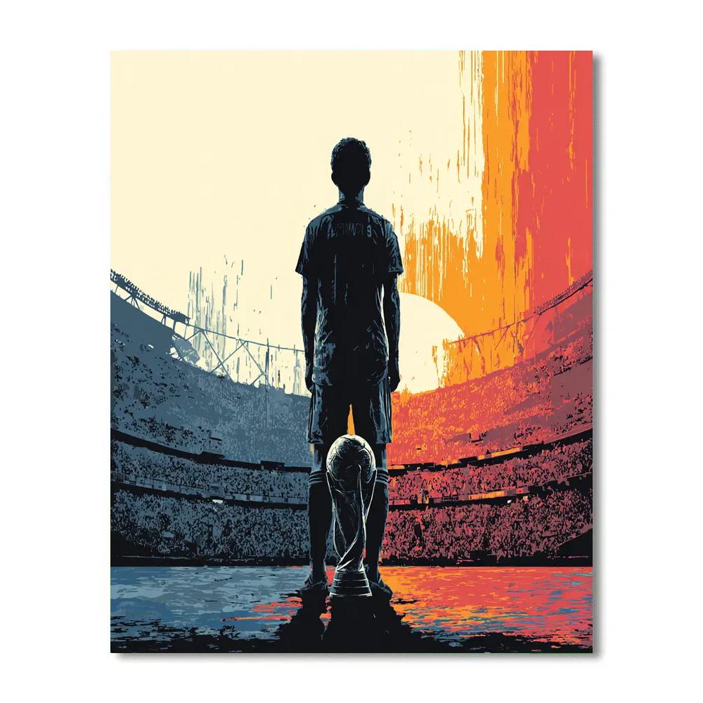 Japan Fifa 2026 Dawn painting number kit